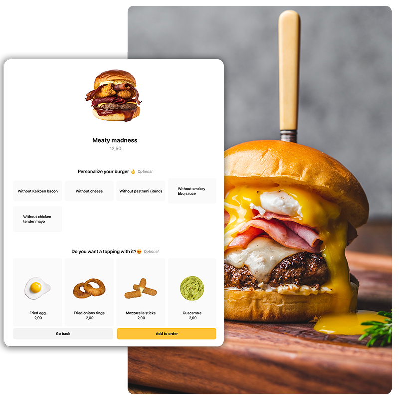Burger mit Add-ons - Onesix