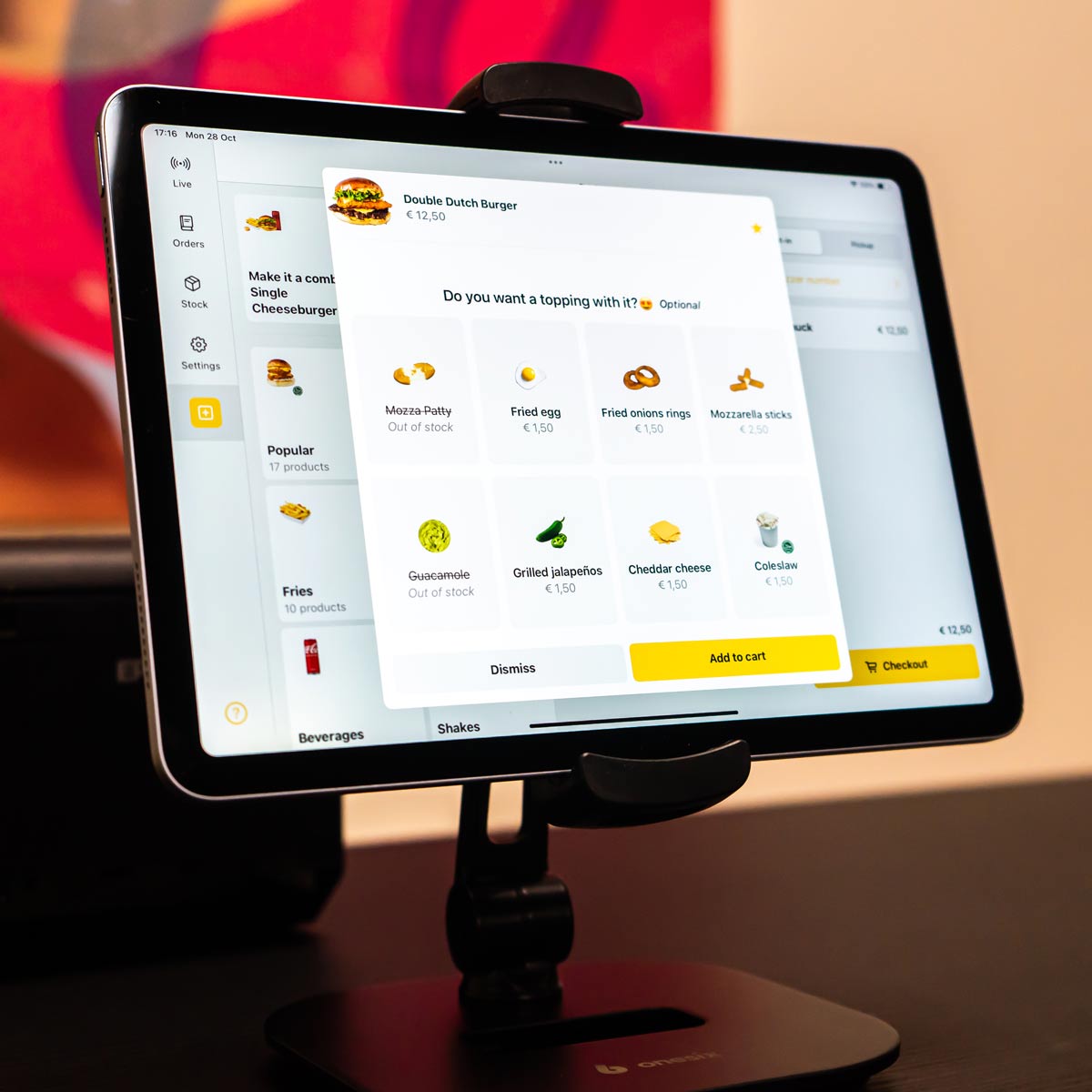 Bestellingen Onesix Kiosk