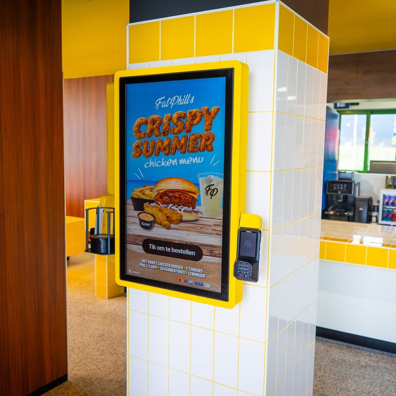 Onesix Kiosk an der Wand bei Fat Phill’s
